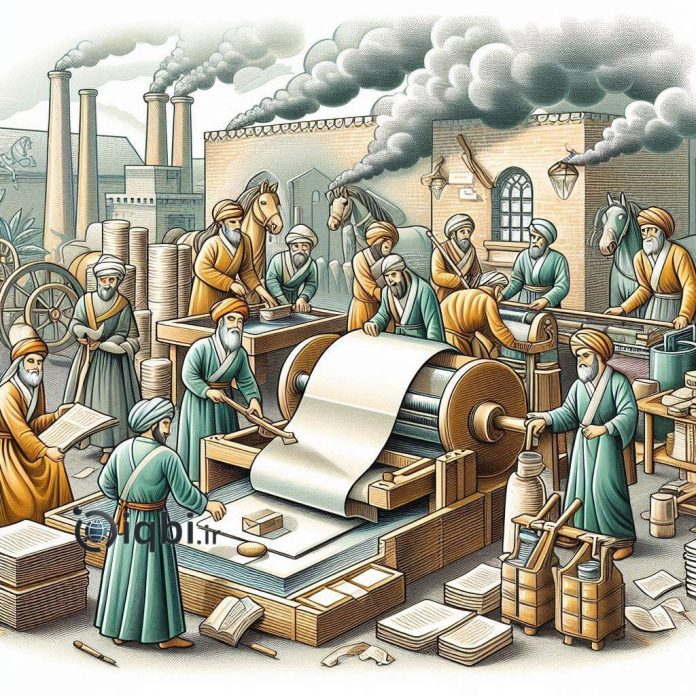 papre-2 تاریخچه کاغذ در ایران