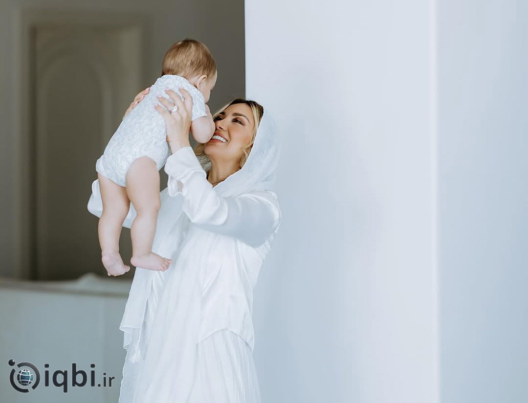 عکس جدید مینا مختاری همسر بهرام رادان با فرزندش «جان».