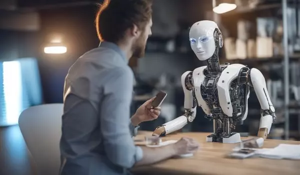 Robot-and-human-conversation